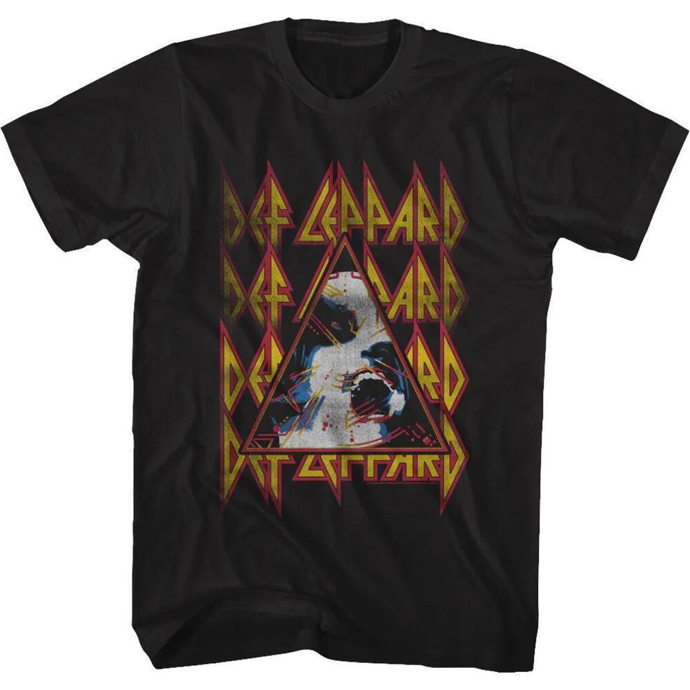 Retro Hysteria Triangle Def Leppard Tshirt